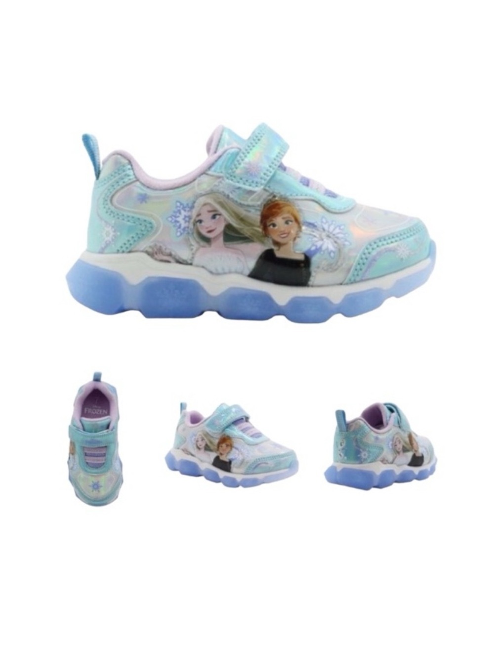 Disney Anna & Elsa Light Up Athletic Sneakers